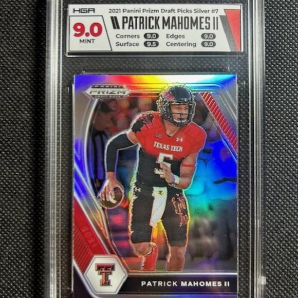 2021 Panini Prizm DP Silver Prizm  #7 Patrick Mahomes II Chiefs HGA 9.5 Gem Mint - Picture 1 of 2